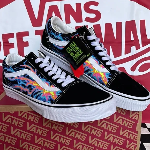 Vans Old Skool Electric Flame Black/True White Men’s sneakers