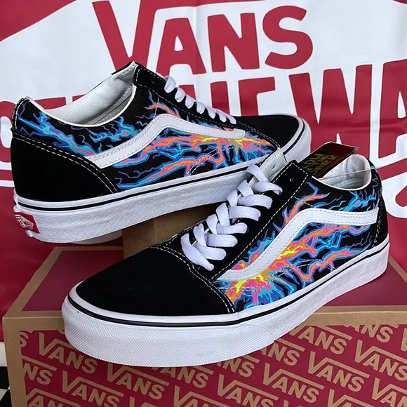 Vans Old Skool Electric Flame Black/True White Men’s sneakers