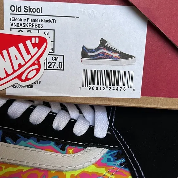 Vans Old Skool Electric Flame Black/True White Men’s sneakers