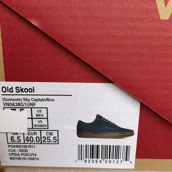 Vans Old Skool Gumsole Sky Captain/Boo WMNS