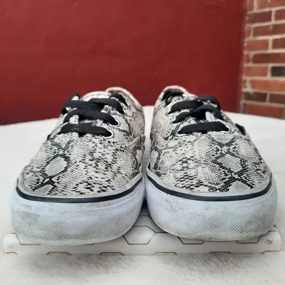 Vans Old Skool Low Top Lace Up Snakeskin Python Sneakers Unisex Tennis Shoes