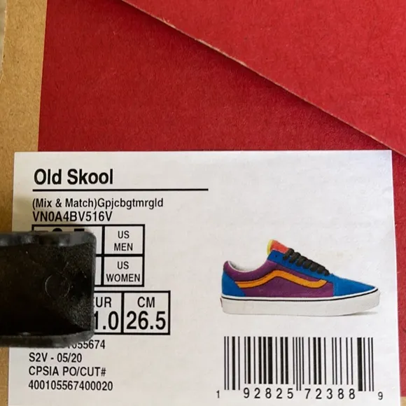 Vans Old Skool Mix &amp; Match Gpjcbgtmr/gold Men’s