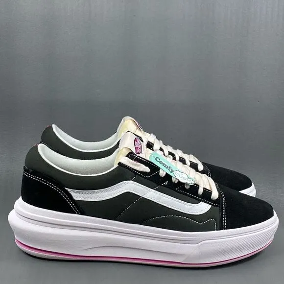 VANS  Old Skool Overt CC POP COLOR BLACK sneaker shoes mens size 10.5 (new)