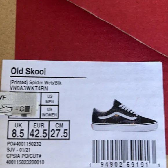 Vans Old Skool Printed Spider Web/Black Men’s
