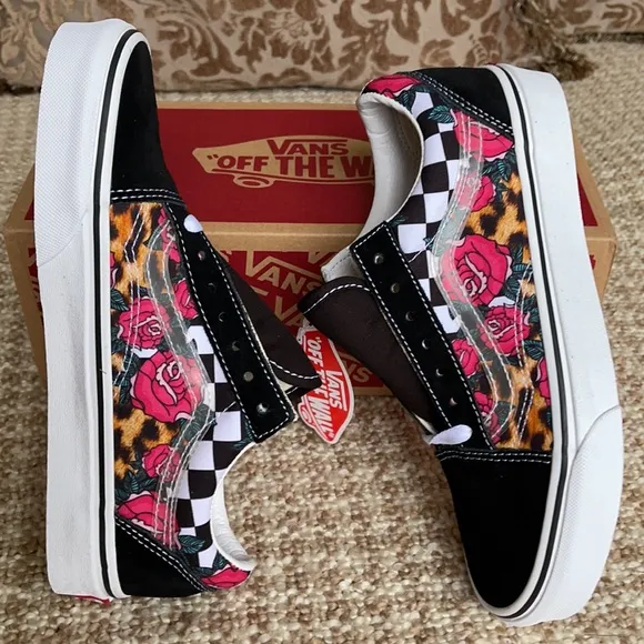 Vans Old Skool Rose/Animalchck True White/Multi WM