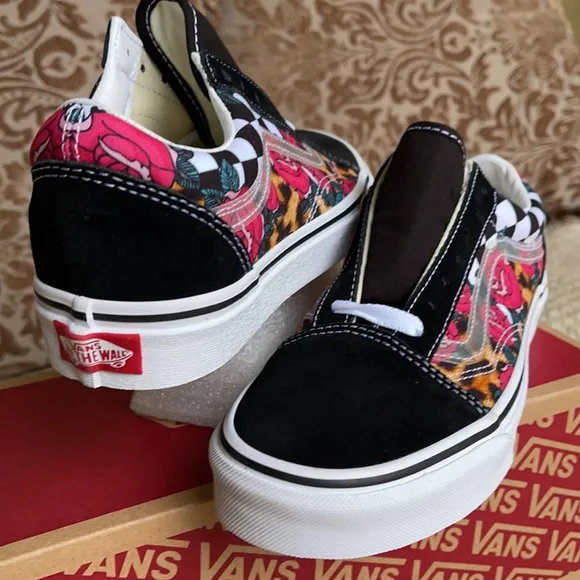Vans Old Skool Rose/Animalchck True White/Multi WM
