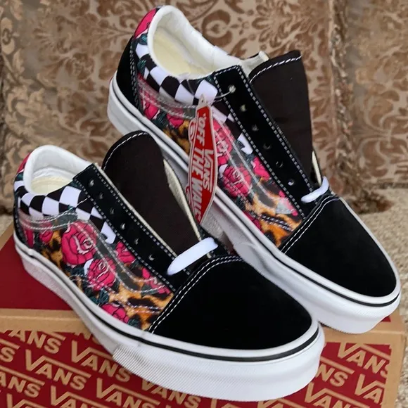 Vans Old Skool Rose/Animalchck True White/Multi WM