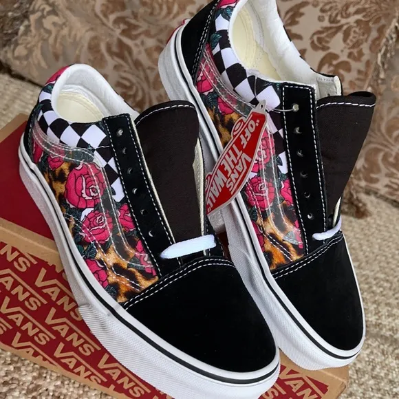 Vans Old Skool Rose/Animalchck True White/Multi WM