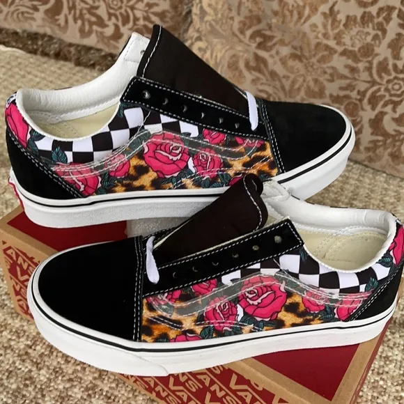 Vans Old Skool Rose/Animalchck True White/Multi WM