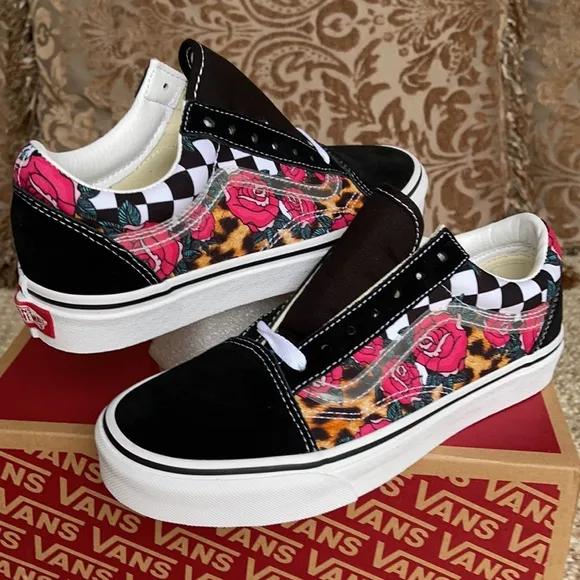Vans Old Skool Rose/Animalchck True White/Multi WM