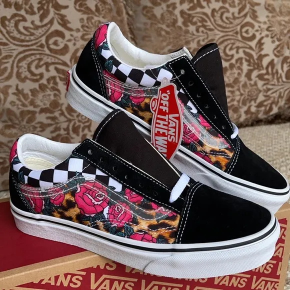 Vans Old Skool Rose/Animalchck True White/Multi WM