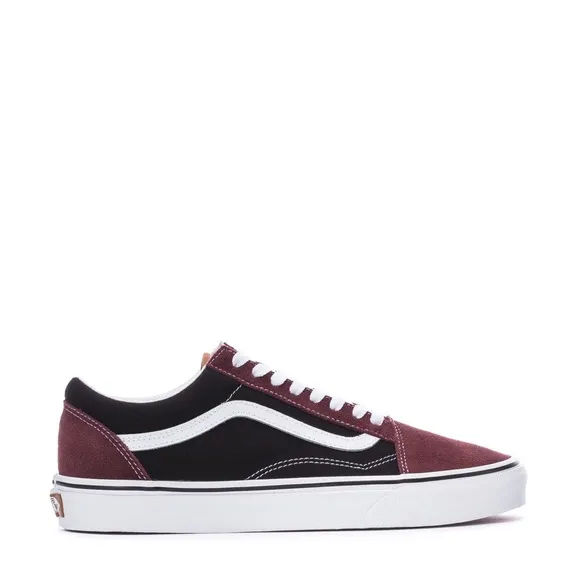 Vans Old Skool Unisex Sneakers - Black/Maroon Red