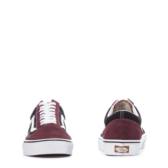Vans Old Skool Unisex Sneakers - Black/Maroon Red