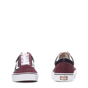 Vans Old Skool Unisex Sneakers - Black/Maroon Red