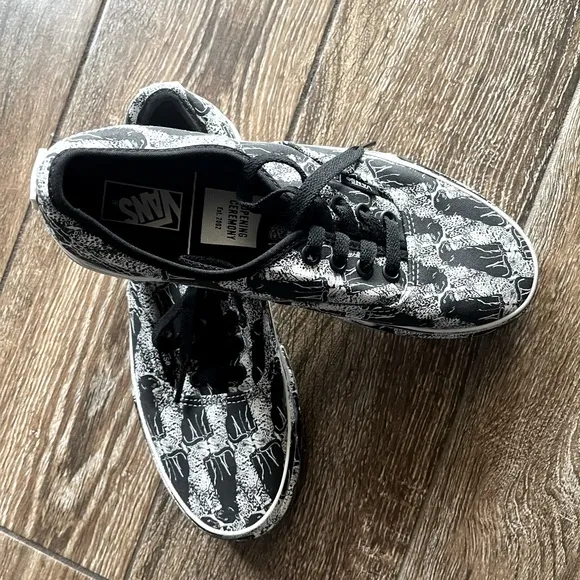 VANS OPENING CEREMONY black panther print unisex sneakers