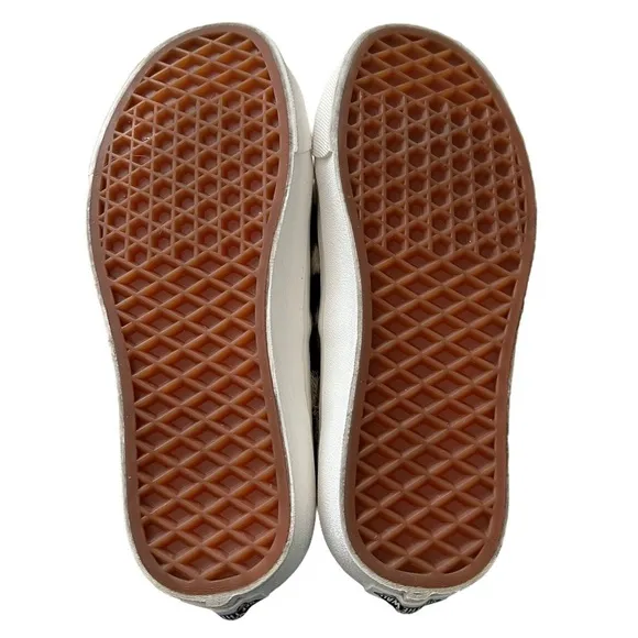 VANS RARE Zebra Print Sneakers shoes Unisex Size 3.5 Men , 5 Women