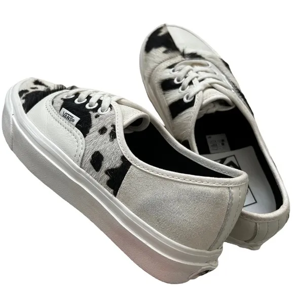 VANS RARE Zebra Print Sneakers shoes Unisex Size 3.5 Men , 5 Women
