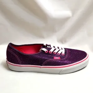 Vans Shimmer Magenta sneakers (Unisex m 9, w 10.5)