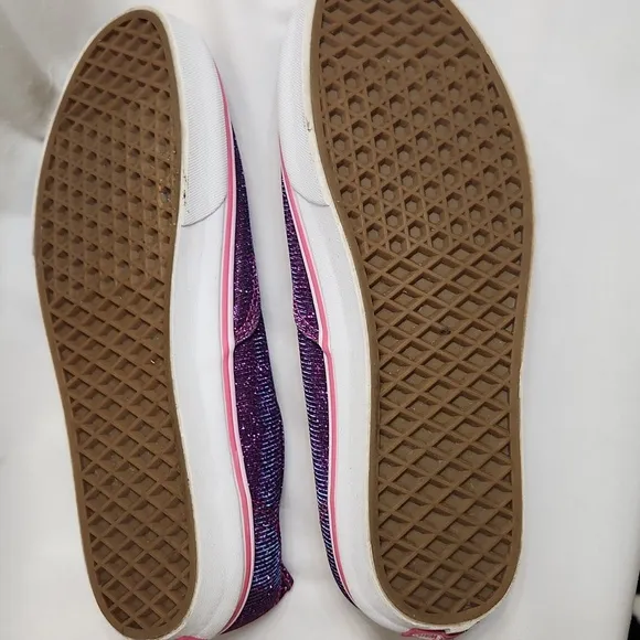 Vans Shimmer Magenta sneakers (Unisex m 9, w 10.5)