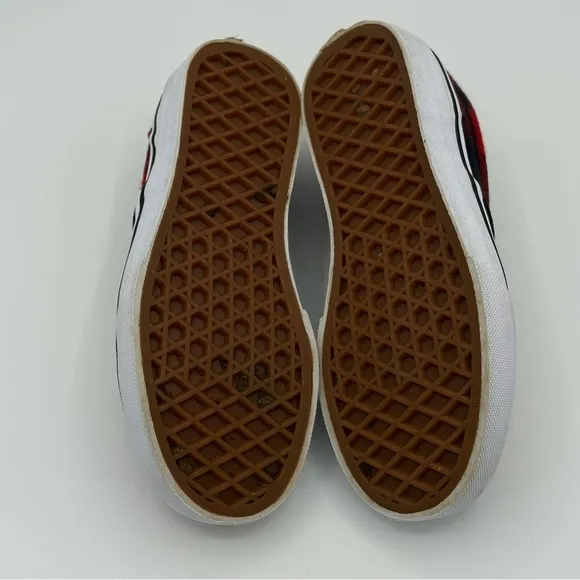 Vans Shoes Unisex Size 1  Slip On Plaid Sherpa Buffalo Sneaker