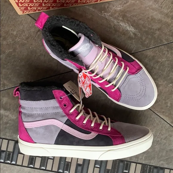••VANS Sk8-Hi 46 Mte Dx Mte Lilac Grey/Obsidian WM