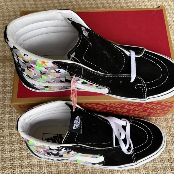 Vans Sk8-Hi Checker Cube Black/True White Men’s
