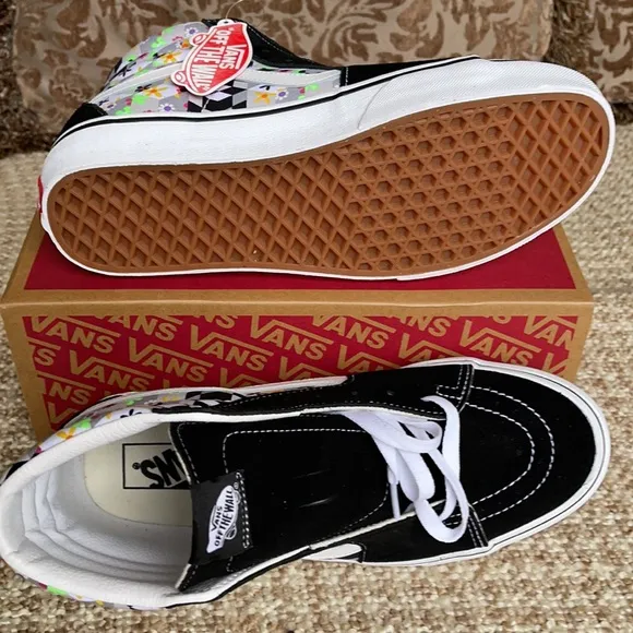 Vans Sk8-Hi Checker Cube Black/True White Men’s