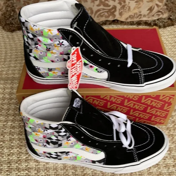 Vans Sk8-Hi Checker Cube Black/True White Men’s