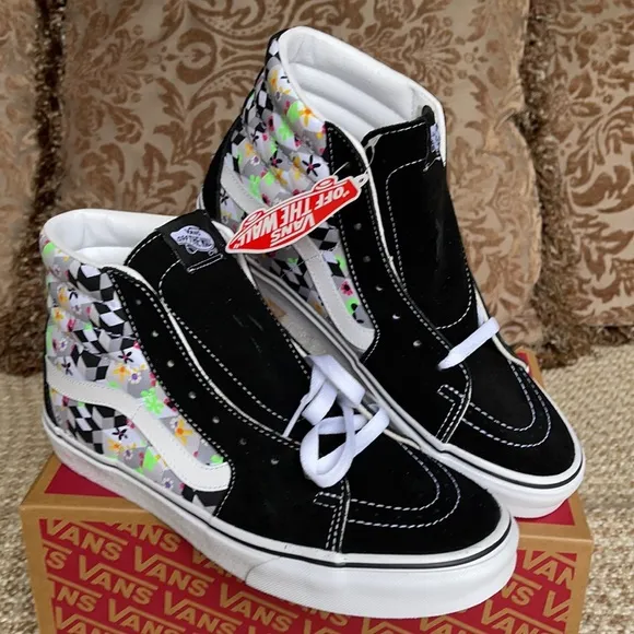 Vans Sk8-Hi Checker Cube Black/True White Men’s