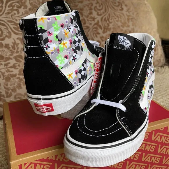 Vans Sk8-Hi Checker Cube Black/True White Men’s
