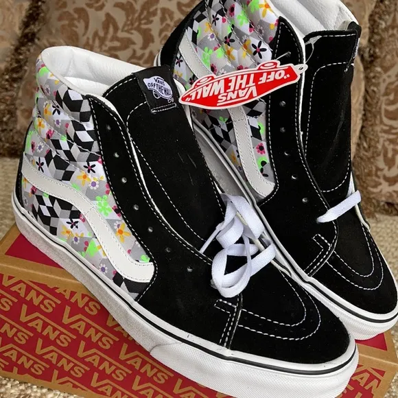Vans Sk8-Hi Checker Cube Black/True White Men’s