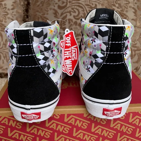 Vans Sk8-Hi Checker Cube Black/True White Men’s