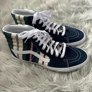 VANS Sk8-Hi Field Daze Sneakers Dress BluesHigh Top Shoes Size 12 NWOB