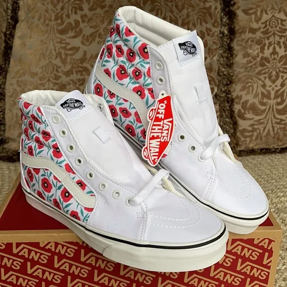 Vans Sk8-Hi Flowers True White Men’s