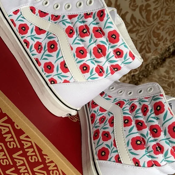 Vans Sk8-Hi Flowers True White Men’s
