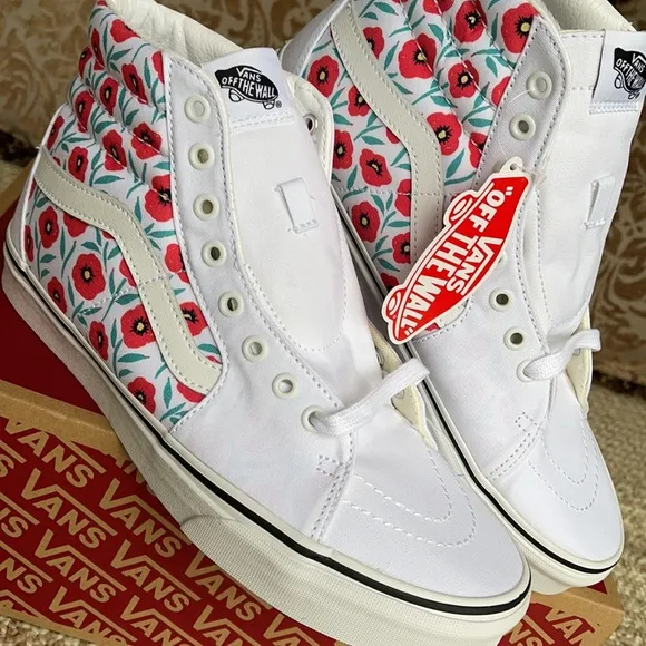Vans Sk8-Hi Flowers True White Men’s