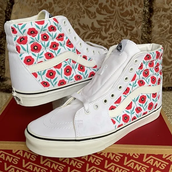Vans Sk8-Hi Flowers True White Men’s