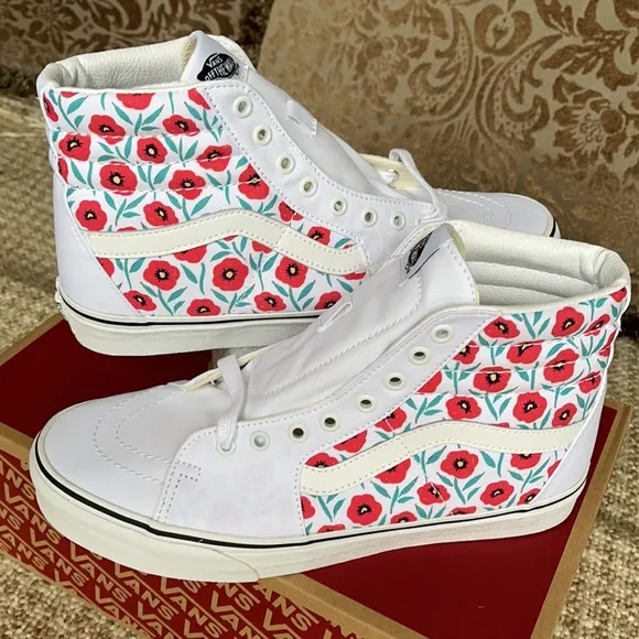Vans Sk8-Hi Flowers True White Men’s