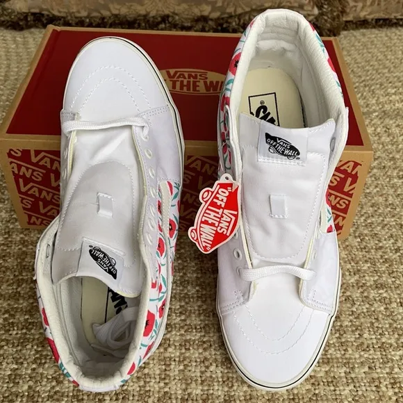 Vans Sk8-Hi Flowers True White Men’s