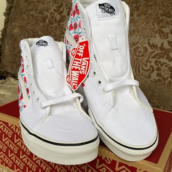 Vans Sk8-Hi Flowers True White Men’s