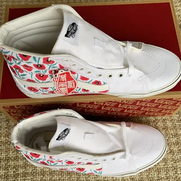 Vans Sk8-Hi Flowers True White Men’s