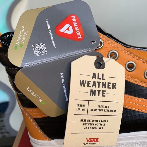 VANS SK8-HI MTE 2.0 DX APRICOT/BLACK WMNS
