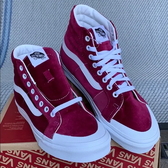 VANS SK8-Hi REISSUE 13 Velvet Beet Red l/True Whit