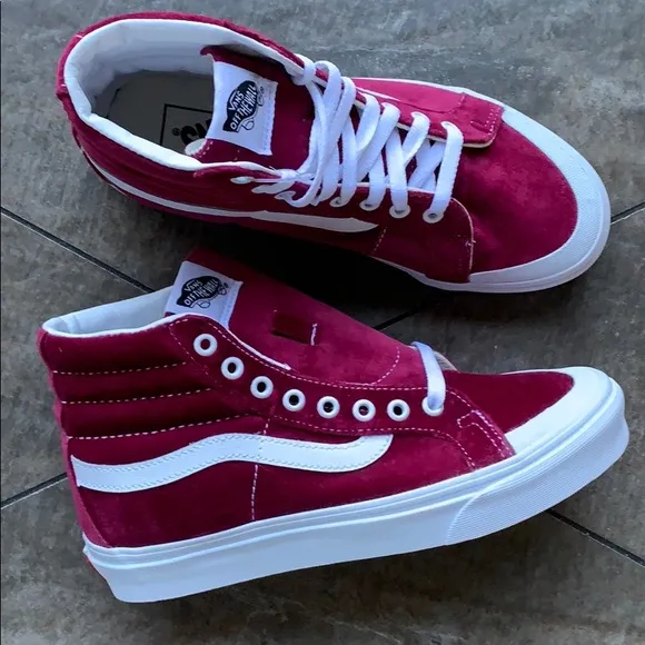 VANS SK8-Hi REISSUE 13 Velvet Beet Red l/True Whit