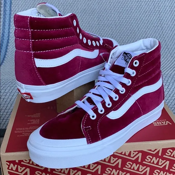 VANS SK8-Hi REISSUE 13 Velvet Beet Red l/True Whit