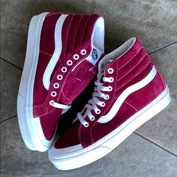 VANS SK8-Hi REISSUE 13 Velvet Beet Red l/True Whit