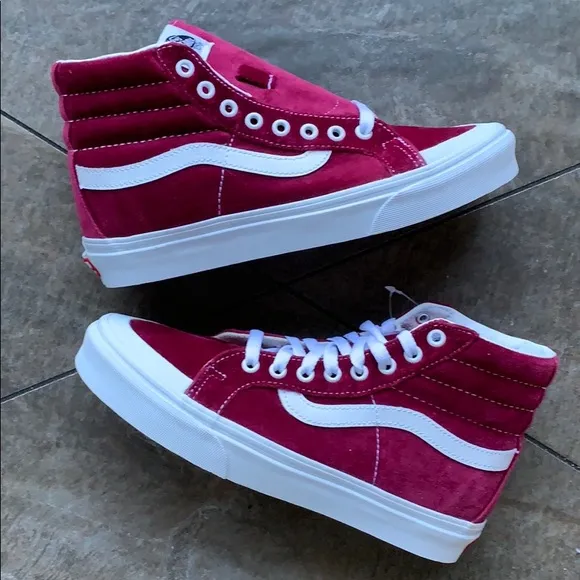 VANS SK8-Hi REISSUE 13 Velvet Beet Red l/True Whit