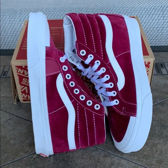 VANS SK8-Hi REISSUE 13 Velvet Beet Red l/True Whit