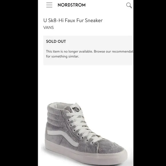Vans Sk8-Hi Sherpa Sneaker