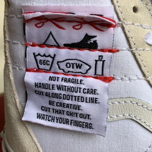 VANS SK8-Hi TAPERED DIY White/True White WMNS